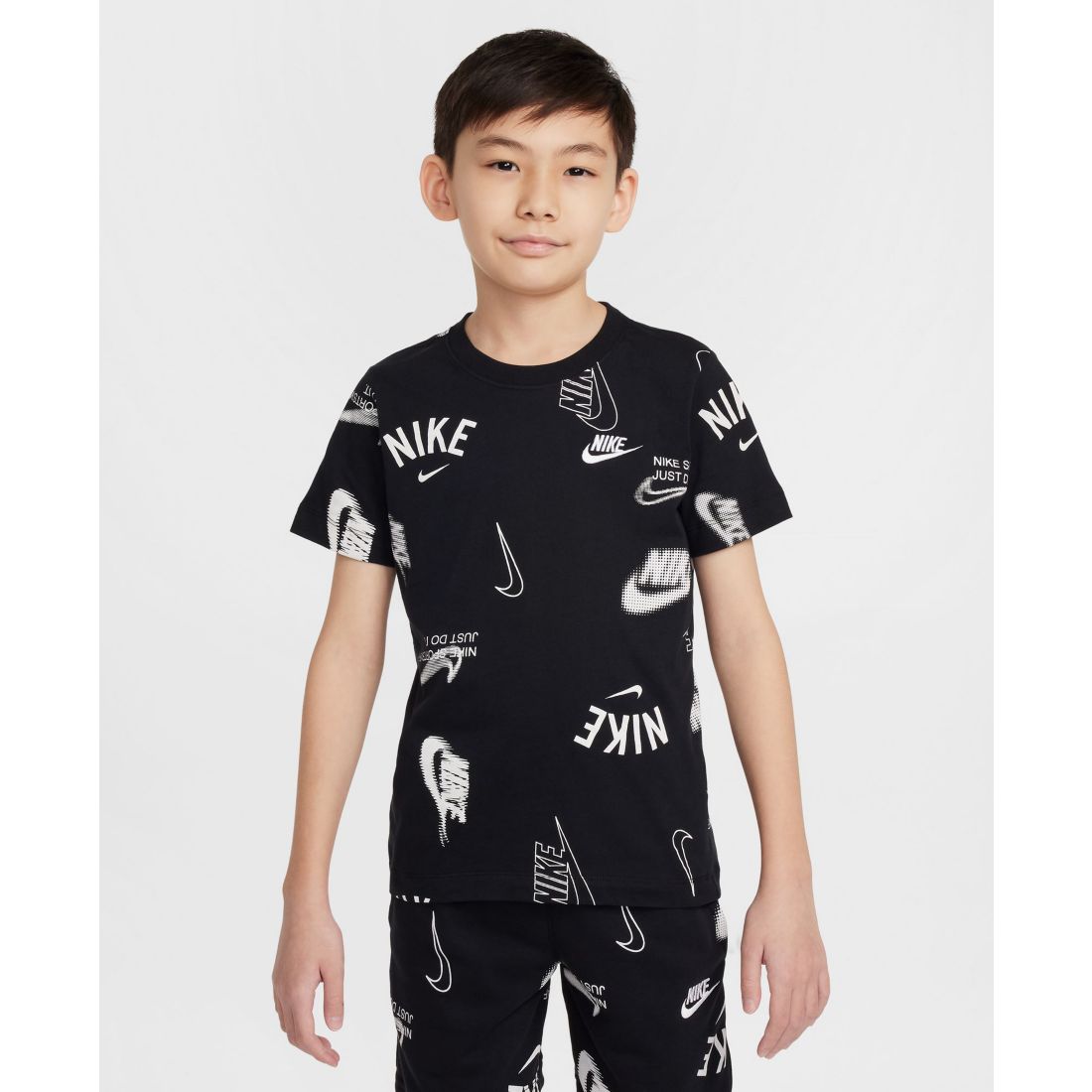 Nike Big Kids Sportswear Printed Cotton T-Shirt