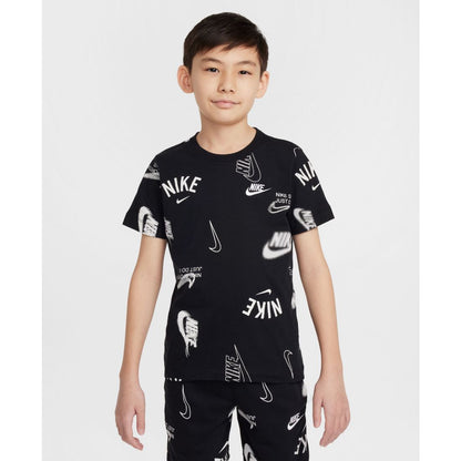 Nike Big Kids Sportswear Printed Cotton T-Shirt