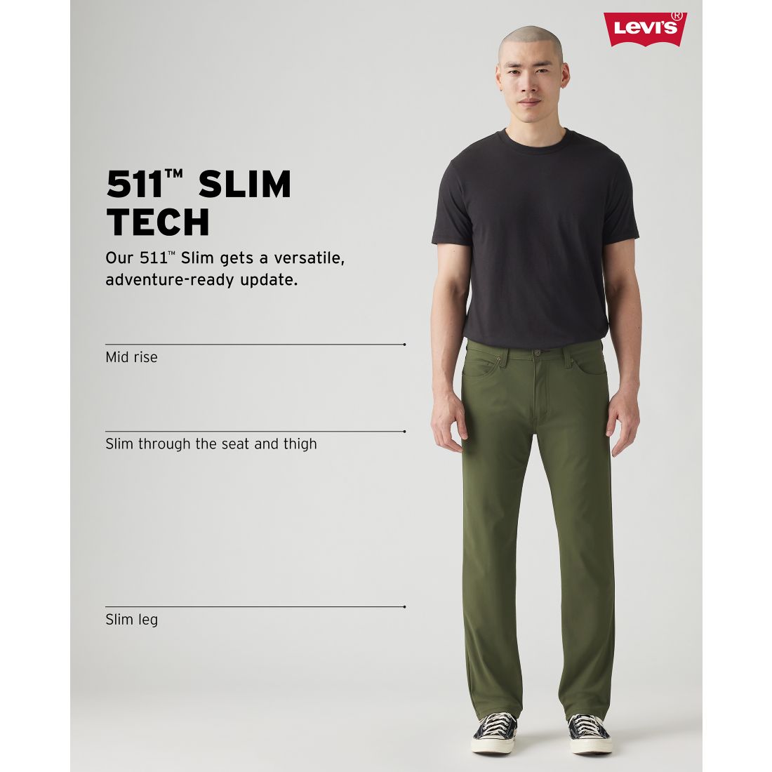 Levi's Men's 511 Slim-Fit Flex-Tech Pants