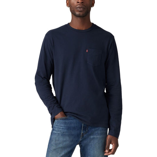 Levi's Men's Long Sleeve Crewneck Pocket T-Shirt