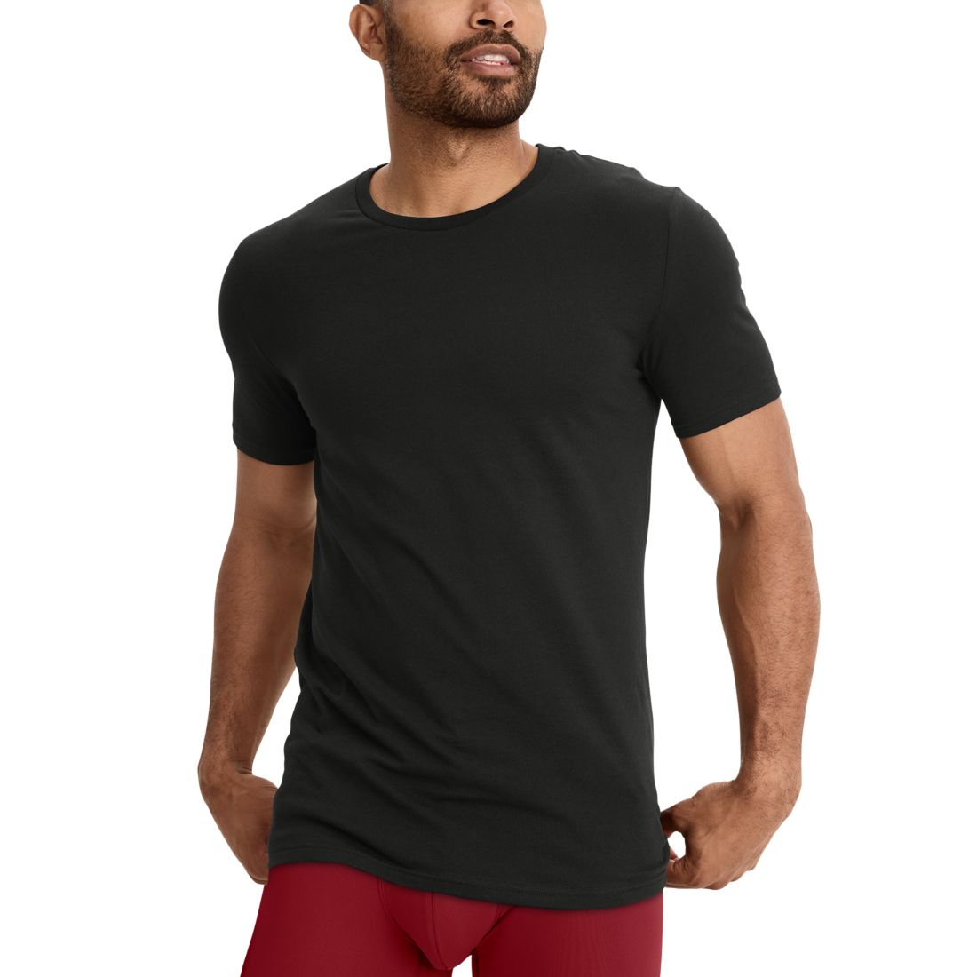 Jockey Men's Stretch Short-Sleeve Crewneck T-Shirts, Pack of 3