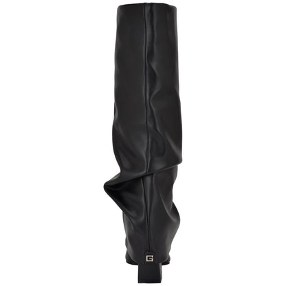 Guess Women's Geima Knee-High Foldover Slouch Tall Block Heel Dress Boots