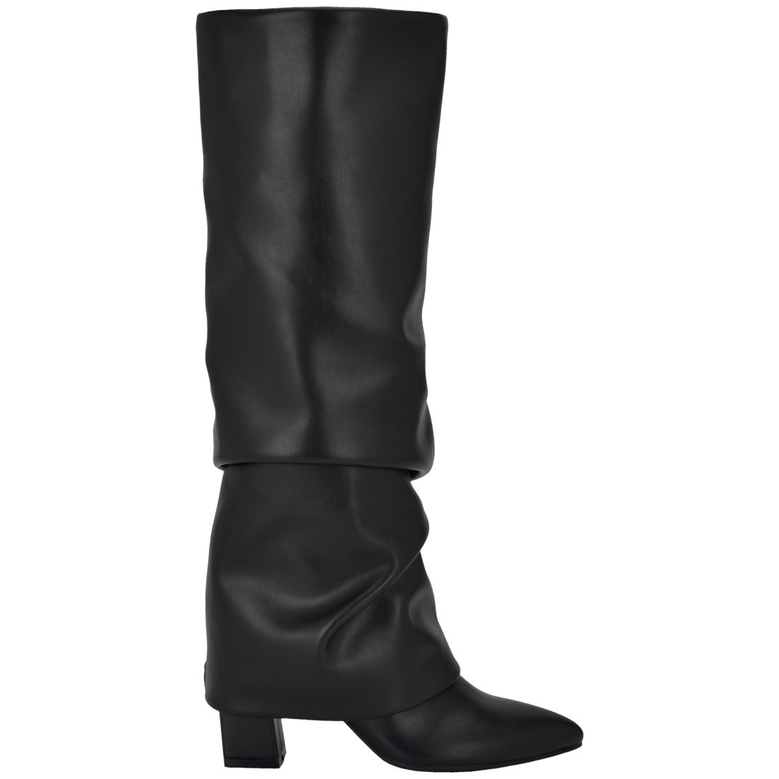 Guess Women's Geima Knee-High Foldover Slouch Tall Block Heel Dress Boots