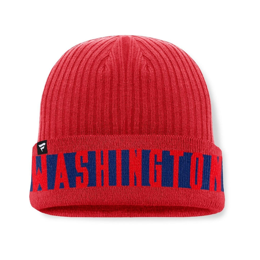 Fanatics Men's Red Washington Capitals Blueliner Cuffed Knit Hat