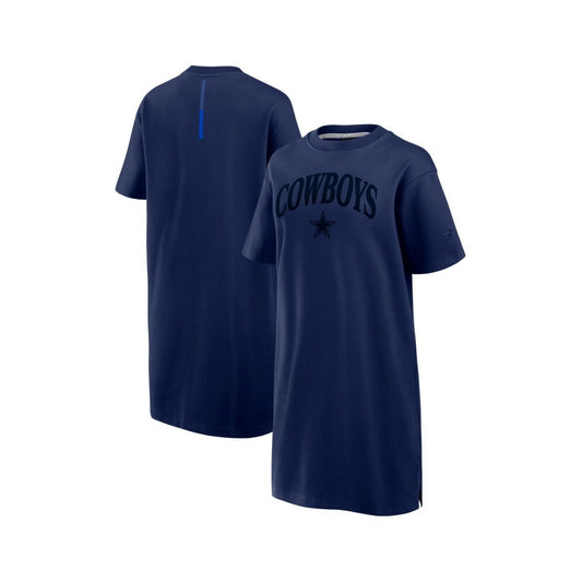 Fanatics Women's Navy Dallas Cowboys Elements Go Tri-Blend Dress
