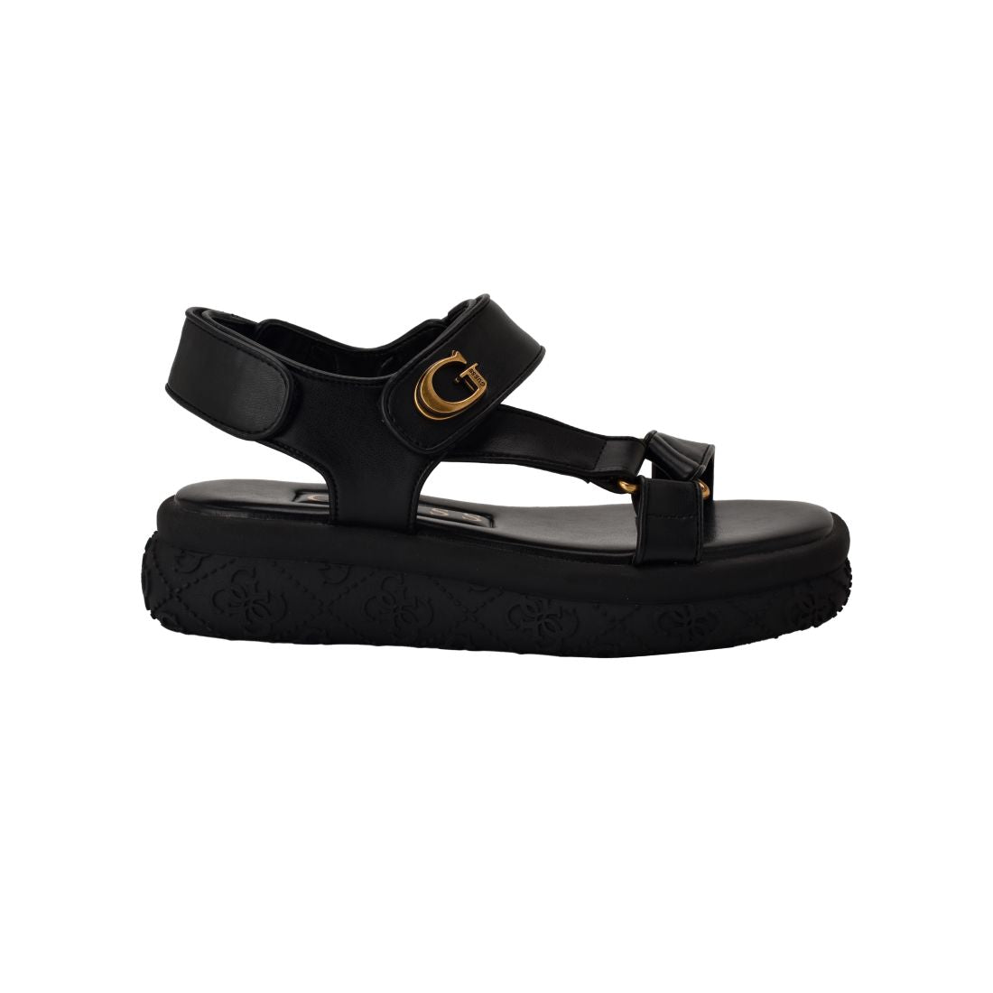 Guess Women's Lanara Quattro G Sporty Platform Footbed Sandals