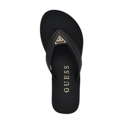 Guess Women's Candry Triangle Logo Eva Thong Flip Flop Sandals