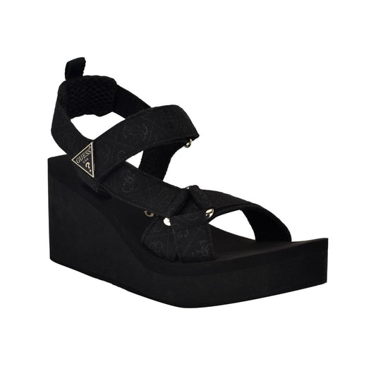 Guess Women's Daysa Quattro-g Strappy Eva Wedge Sandals
