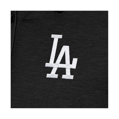 Antigua Women's Black Los Angeles Dodgers Play Through Polo Dress