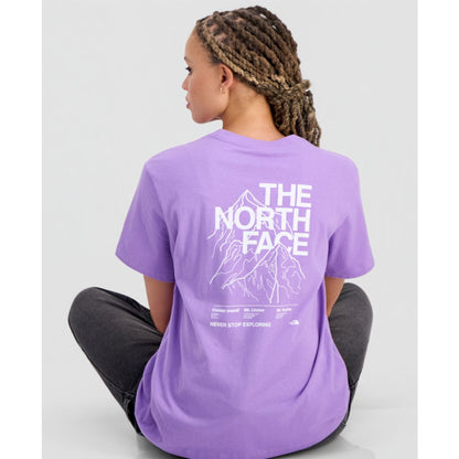 The North Face Women's Evolution Peaks Graphic Cotton T-Shirt