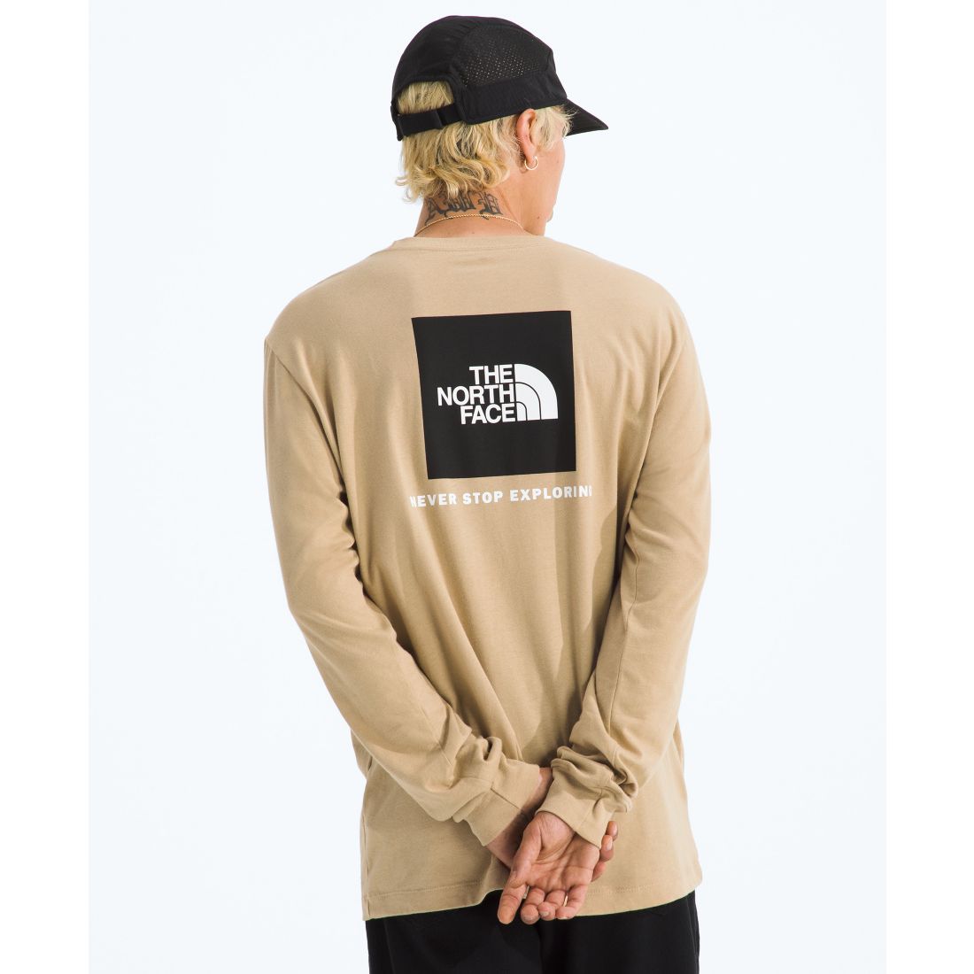 The North Face Men's Evolution Box Nse Regular Long-Sleeve T-Shirt