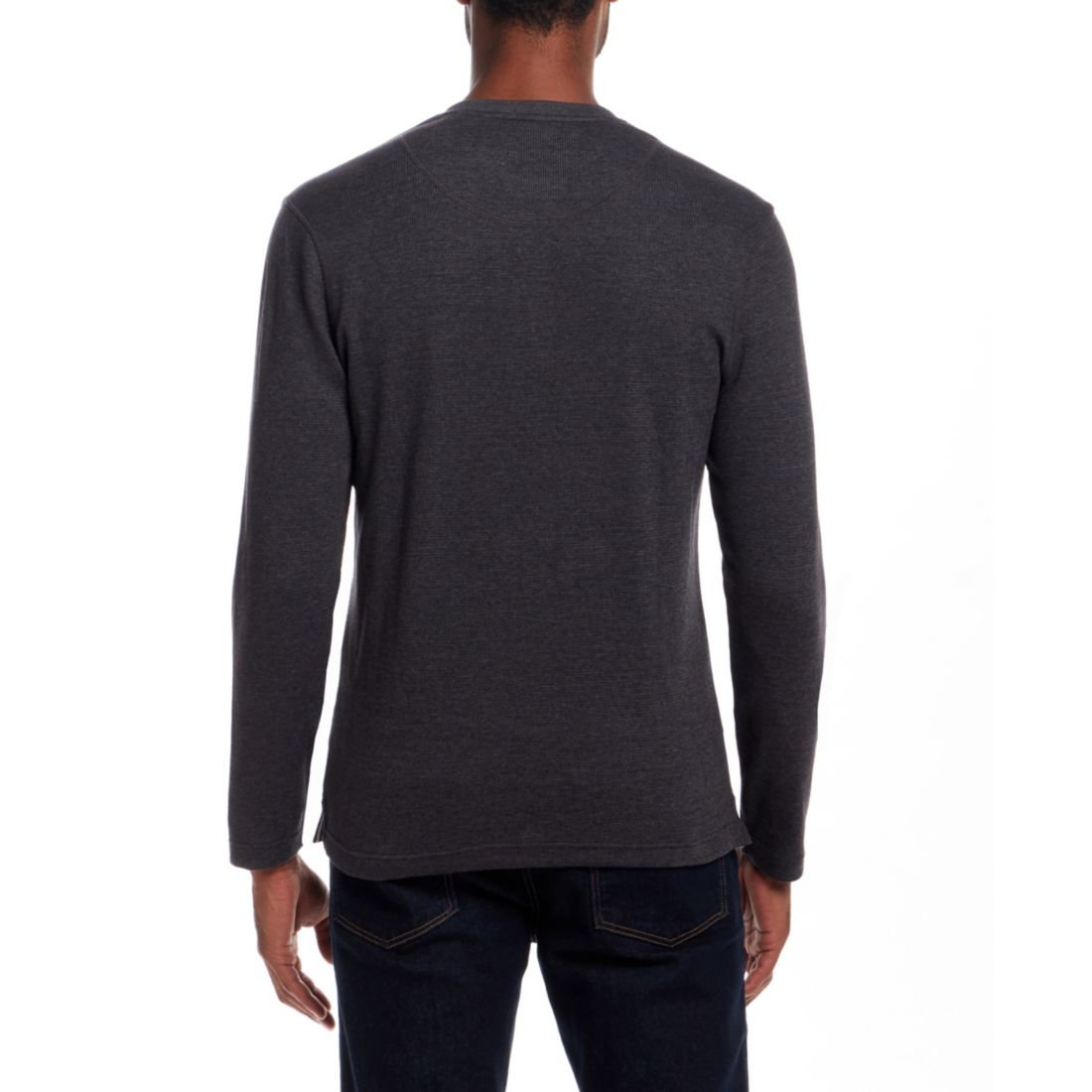 Weatherproof Vintage Men's Long Sleeve Waffle Henley Neck T-Shirt