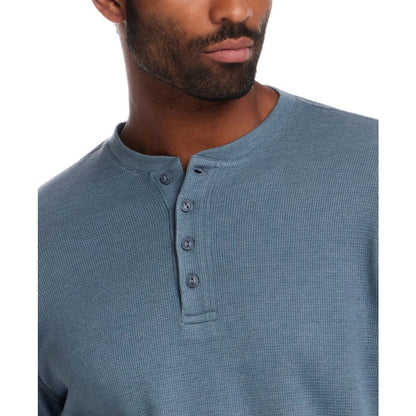 Weatherproof Vintage Men's Long Sleeve Waffle Henley Neck T-Shirt