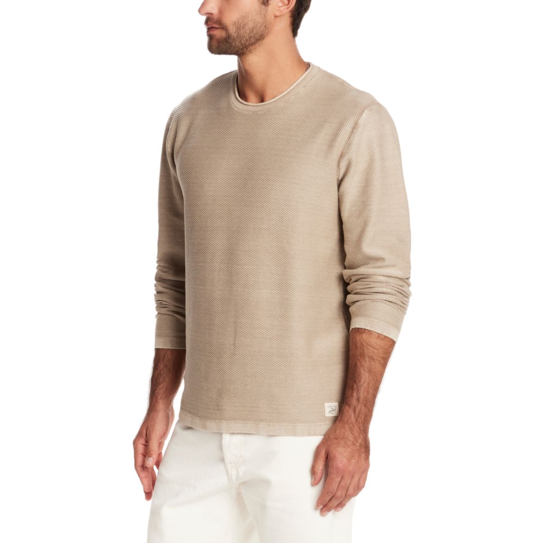 Weatherproof Vintage Men's Crewneck Stonewash Sweater