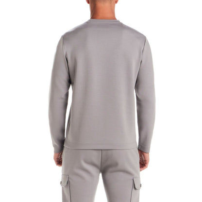 Vintage & Black Men's Crewneck Long- Sleeve T-Shirt