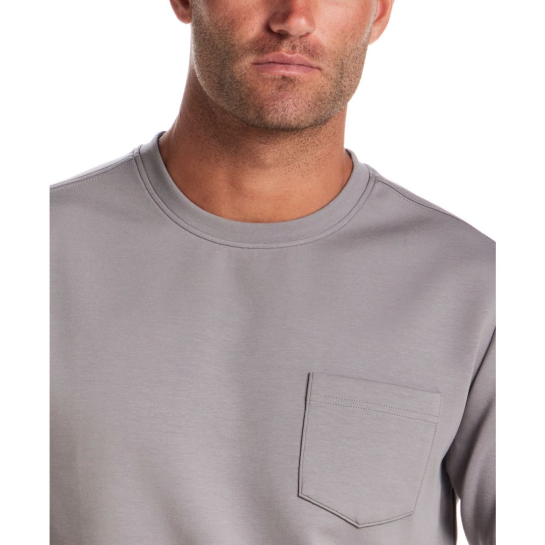 Vintage & Black Men's Crewneck Long- Sleeve T-Shirt