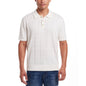 Weatherproof Vintage Men's Regular-Fit 100% Cotton Pointelle Sweater-Knit Polo Shirt