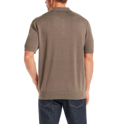 Weatherproof Vintage Men's Regular-Fit 100% Cotton Pointelle Sweater-Knit Polo Shirt