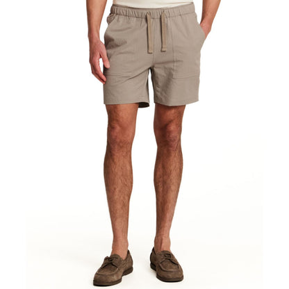 Vintage & Black Men's Drawstring Mini Seersucker Shorts