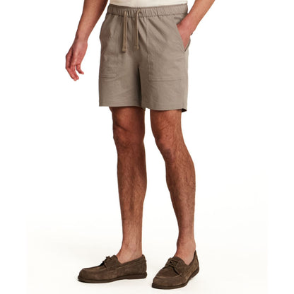 Vintage & Black Men's Drawstring Mini Seersucker Shorts