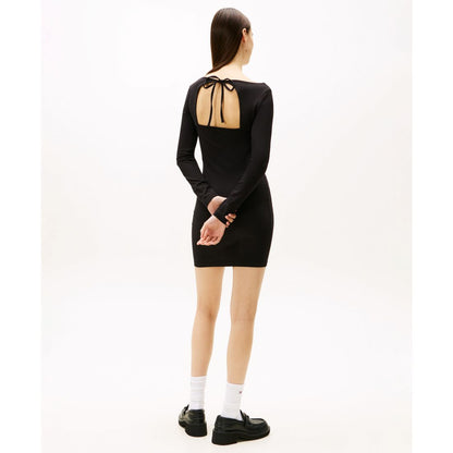 Tommy Jeans Women's Bling Flag Logo Long-Sleeve Mini Dress