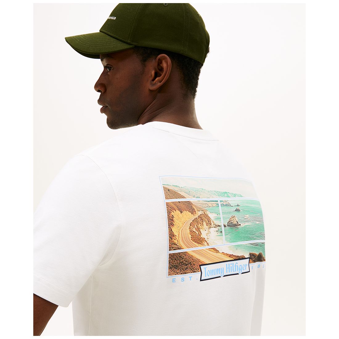 Tommy Hilfiger Men's Coast Photo Print T-Shirt