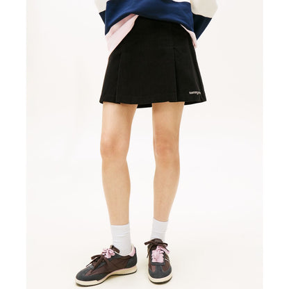 Tommy Jeans Women's Corduroy Pleated Mini Skirt