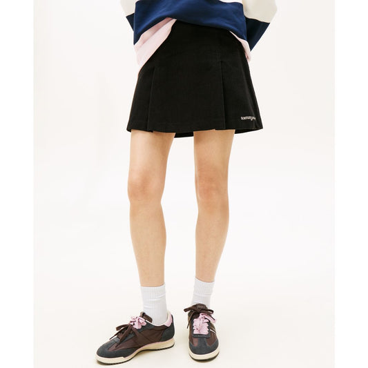 Tommy Jeans Women's Corduroy Pleated Mini Skirt