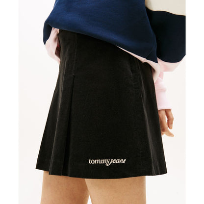 Tommy Jeans Women's Corduroy Pleated Mini Skirt