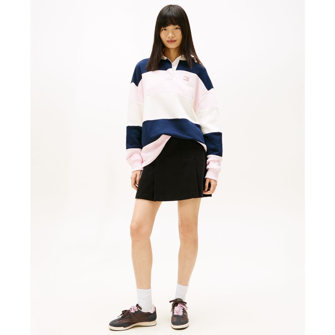 Tommy Jeans Women's Corduroy Pleated Mini Skirt