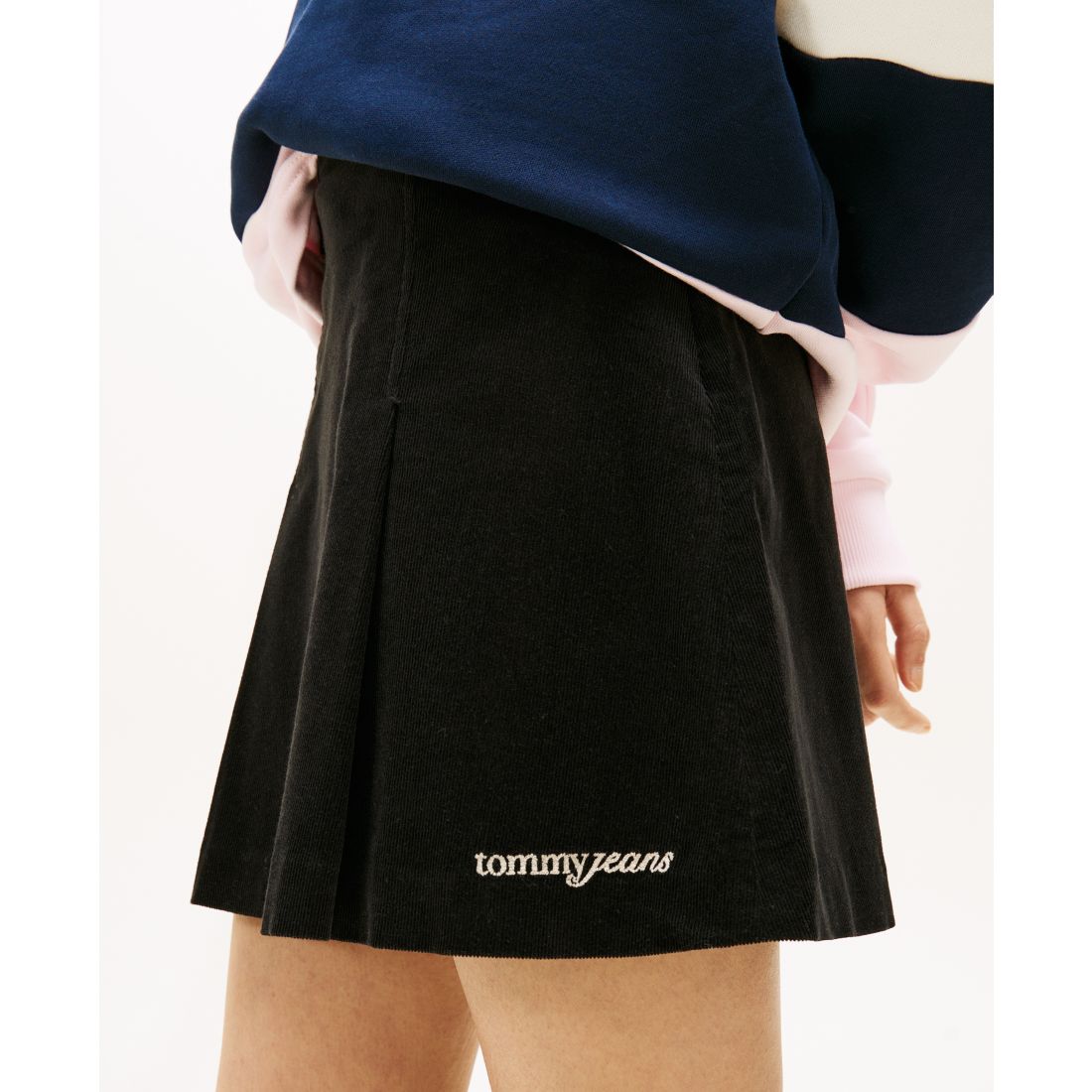 Tommy Jeans Women's Corduroy Pleated Mini Skirt