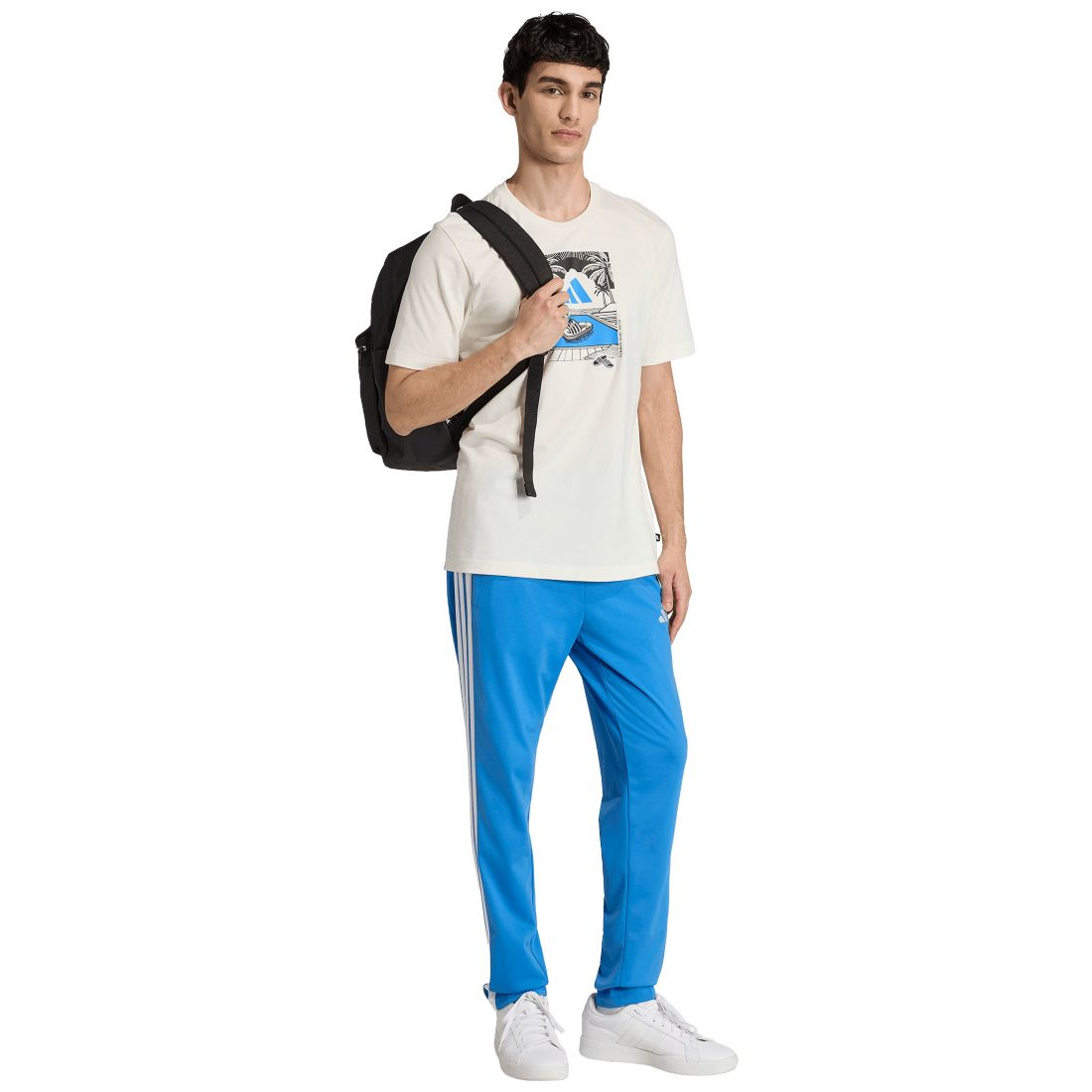 adidas Men's Summer Slides Relax Graphic T-Shirt