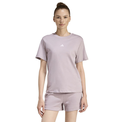 adidas Women's Short-Sleeve Cotton Crewneck Logo T-Shirt