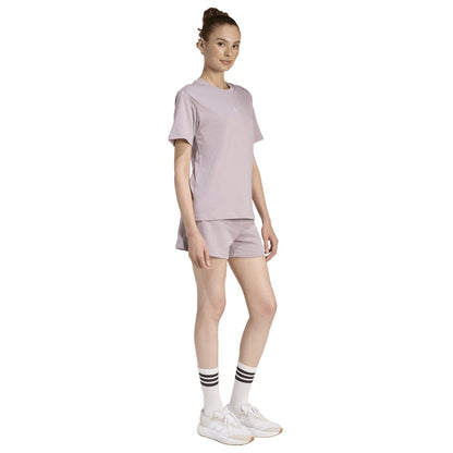 adidas Women's Short-Sleeve Cotton Crewneck Logo T-Shirt