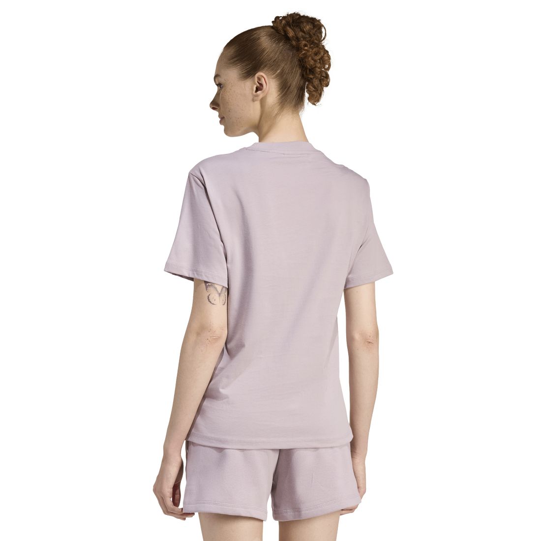 adidas Women's Short-Sleeve Cotton Crewneck Logo T-Shirt