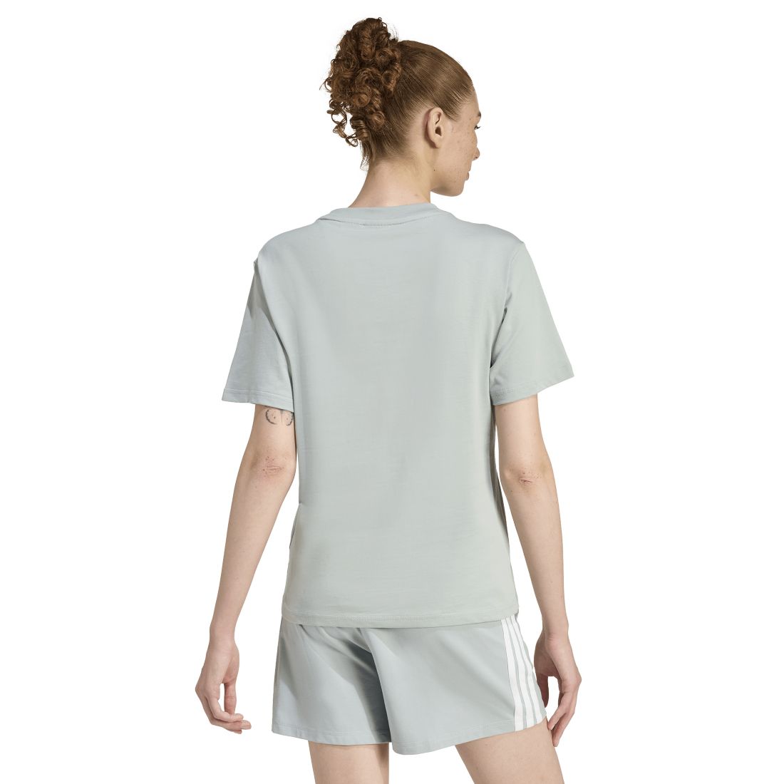 adidas Women's Short-Sleeve Cotton Crewneck Logo T-Shirt