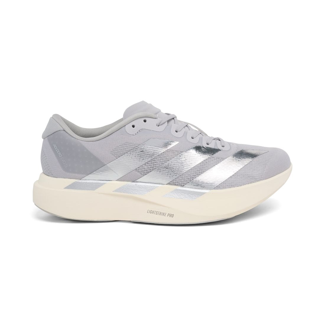 Adidas Men's Adizero Evo Sl Running Sneakers from Finish Line - Gray, Silver