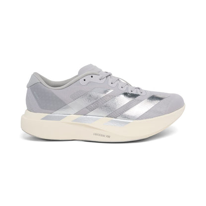 Adidas Men's Adizero Evo Sl Running Sneakers from Finish Line - Gray, Silver
