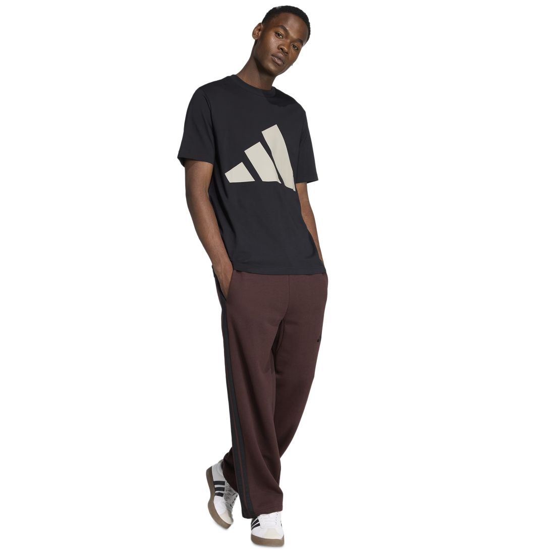 adidas Men's 3 Bar Logo Graphic Cotton T-Shirt