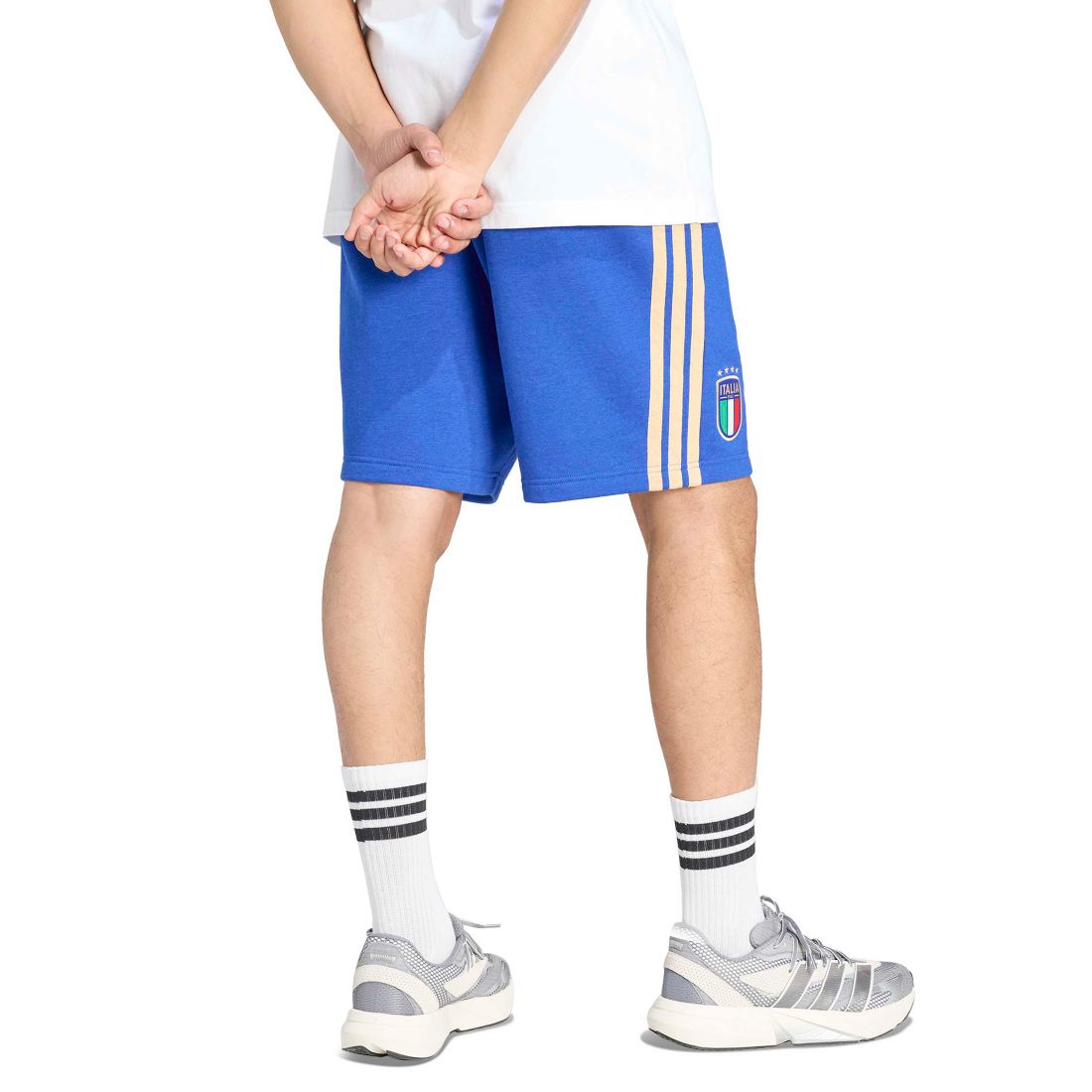 adidas Men's Italy Dna Drawstring Fleece Shorts