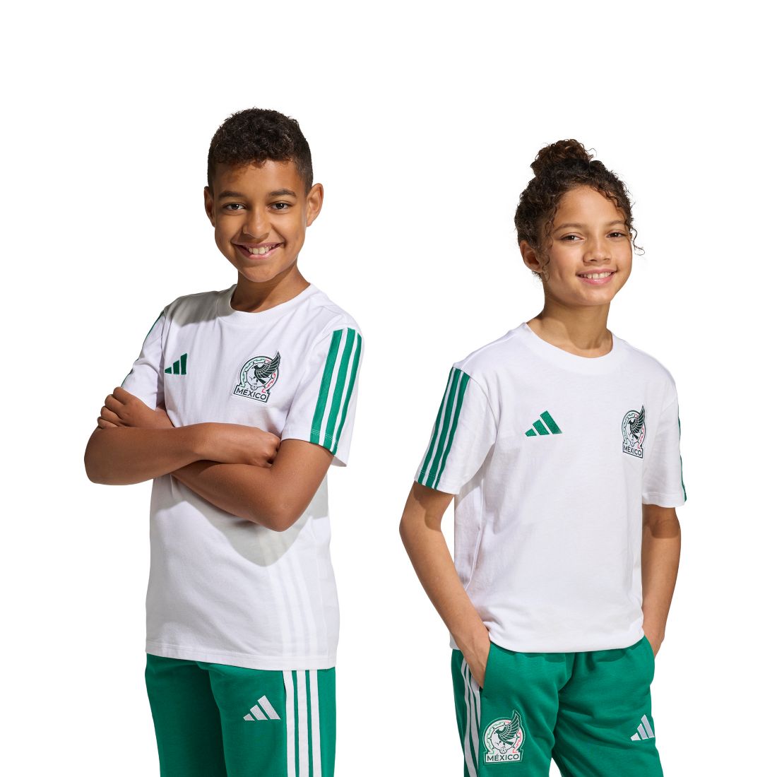 adidas Big Boys' and Big Girls' Mexico Dna Short-Sleeve T-Shirt