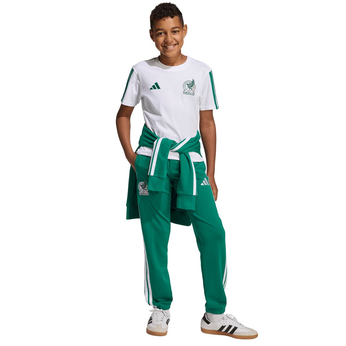 adidas Big Boys' and Big Girls' Mexico Dna Short-Sleeve T-Shirt