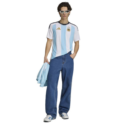 adidas Men's Argentina 26 Home Fan Jersey Crewneck T-Shirt