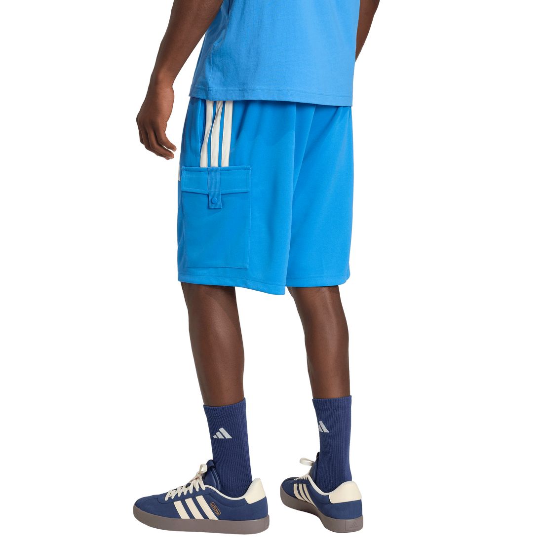 adidas Men's House Tiro Cargo Shorts - Crystal Linen / Black