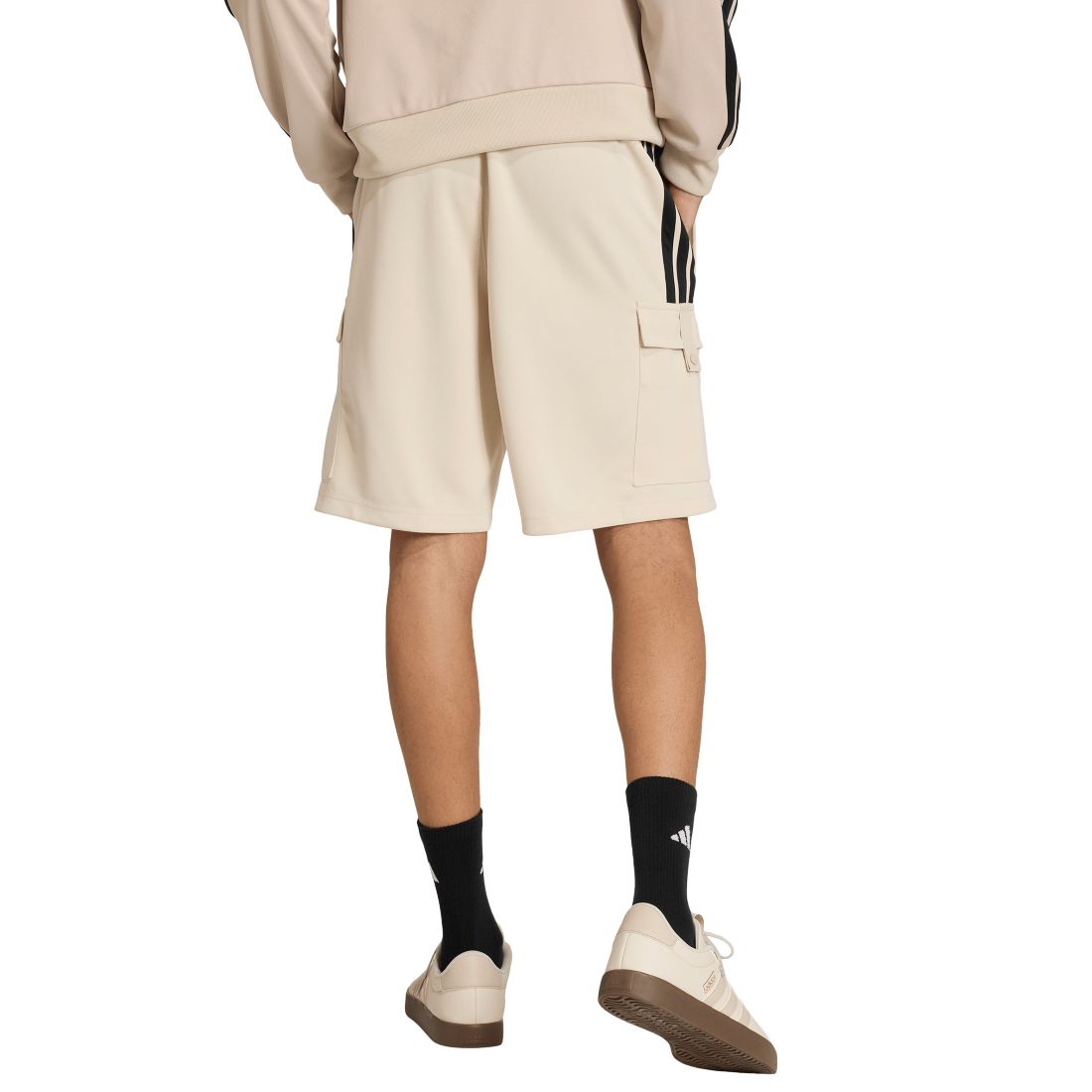 adidas Men's House Tiro Cargo Shorts - Crystal Linen / Black
