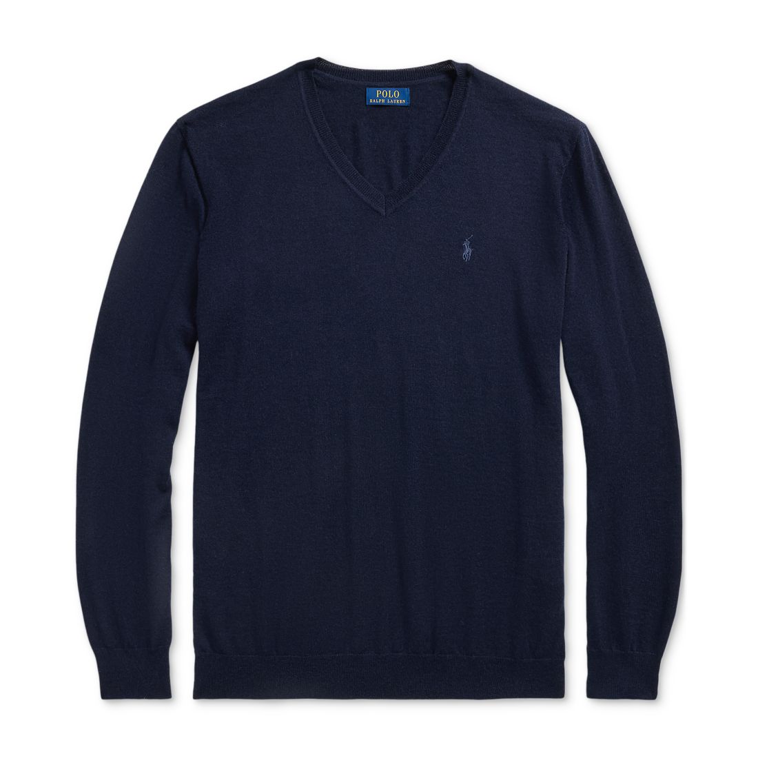 Polo Ralph Lauren Men's Big & Tall Washable Wool V-Neck Sweater