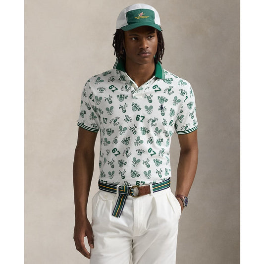 Polo Ralph Lauren Men's Classic-Fit Print Mesh Polo Shirt