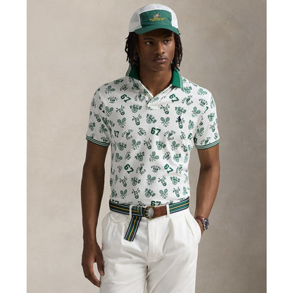 Polo Ralph Lauren Men's Classic-Fit Print Mesh Polo Shirt
