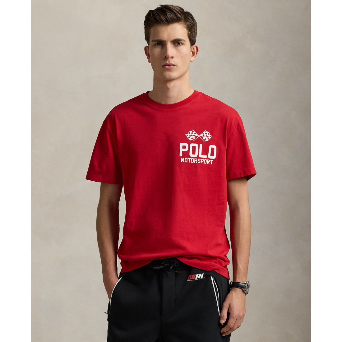 Polo Ralph Lauren Men's Classic-Fit Slub Jersey Graphic T-Shirt