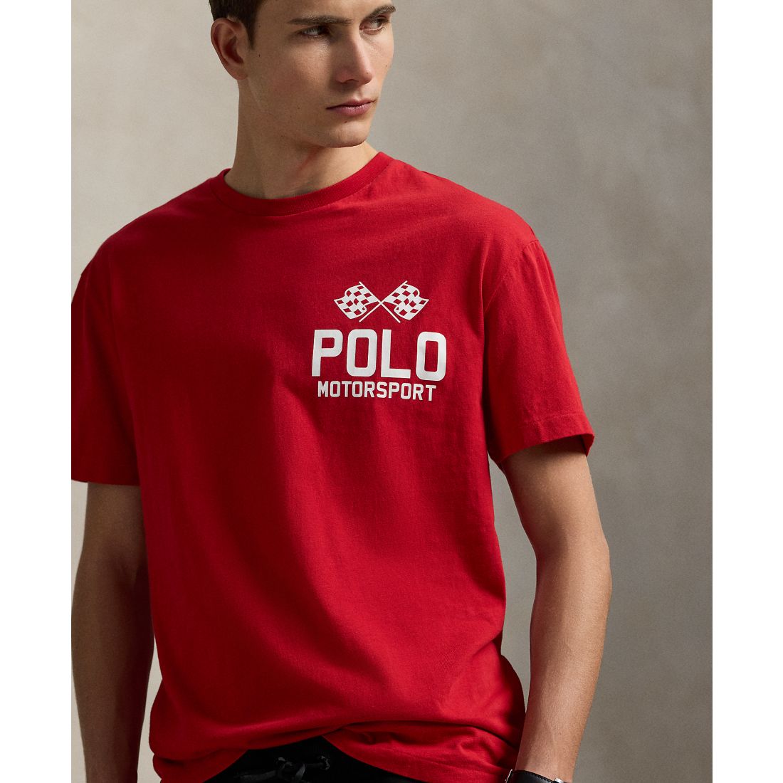 Polo Ralph Lauren Men's Classic-Fit Slub Jersey Graphic T-Shirt